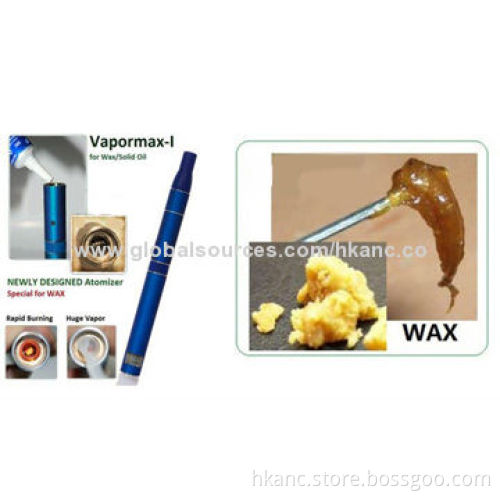 Ago vaporizer with dry herb atomizer, for North and South America, for wax